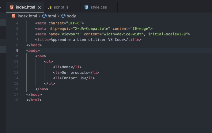 Mettre en commentaire une portion de code